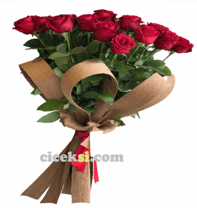 vazoda 36 kırmızı gül Çiçeği & Ürünü 13 Kırmızı Gül Buketi 