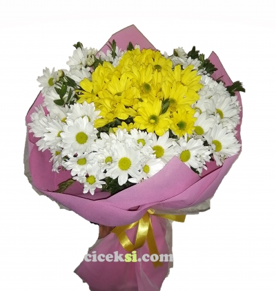 kuzmanya Çiçeği (büyük boy) Çiçeği & Ürünü Yellow Daisy 
