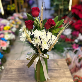 Erzurum Çiçekçi Gül – Krizantem Premium Tasarım